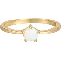 Rafaela Donata Ring goudgeel / wit