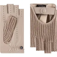 Roeckl Handschoenen met korte vingers 'SORRENTO' crème / nude / sand / lichtbeige