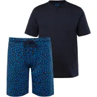 JP 1880 Pyjama kort blauw / navy