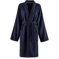 Tommy Hilfiger Badjas lang donkerblauw