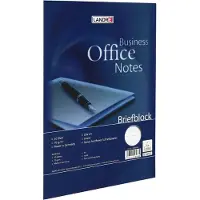 Landré Office Schrijfblok A4 Gelinieerd Gelijmd Karton Blauw Niet geperforeerd 50 Vellen