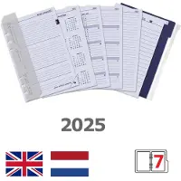 Kalpa Personal weekagenda met uurindeling 2027 jaardoos navulling (1 week per 2 pagina's) 2-talig