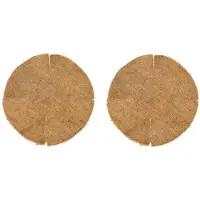 Nature Inlegvel voor hanging basket - 2x stuks - 35 cm - kokos - kokosinleggers
