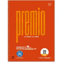 Staufen A5 Geruit Draadgebonden Zijgebonden Soepele kaft Geperforeerd 80 Pagina's 40 Vellen