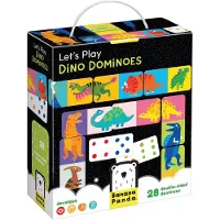 Banana Panda Laten we Dino Domino spelen 2+