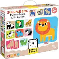Banana Panda Suuuper Size Memory Spel Wilde Dieren 2+