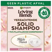 Garnier 6x Loving Blends Milde Haver Shampoo Bar 60 Gr