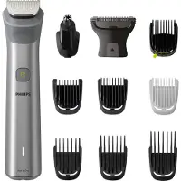 Philips All-in-One Series 5000 - MG5930/15 - 11-in-1 - Multigroom - Baardtrimmer - Voor baard, lichaam en haar - Lichtgrijs