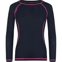 TROLLKIDS - Girl's Merino Baselayer Set - Merino-ondergoed 128, blauw