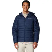 Columbia Outdoorjas 'Powder Lite II' navy / wit