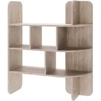 NADUVI Collection Wandplanken Dalou | mdf bruin 101.6x120x36 cm wandplanken en -haken | NADUVI