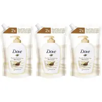 Dove - Handzeep - Navulling - PAMPERING CARE SHEA BUTTER - 500ml x 3 VOORDEELVERPAKKING