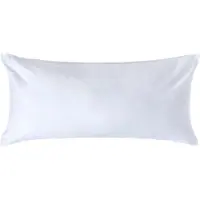 Homescapes Luxe Satijn Kussensloop 40x80 cm – Wit – 100% Egyptisch Katoen – Draaddichtheid 1000