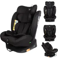Bebies First Autostoel Groep 0/1/2/3 - Gordelbevestiging - Entour I-Size Zwart