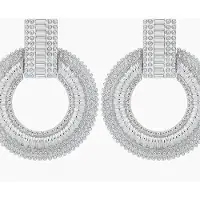 Fashion Jewelry Rondjes oorbellen | zilver gekleurd