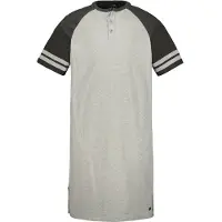 JP 1880 Pyjama kort grijs gemêleerd / zwart