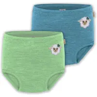 Normani Onderbroek 'Tokoroa' cyaan blauw / kiwi