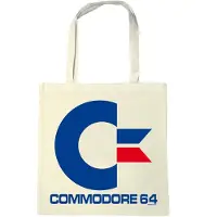 Logoshirt Stoffbeutel Commodore C64 Logo