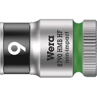Wera 05003743001, Doppen, 3/8 inch, Metrisch, 1 doppen, 9 mm, Chroomvanadiumstaal