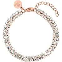 Purelei Armband 'Festive' rose-goud / transparant