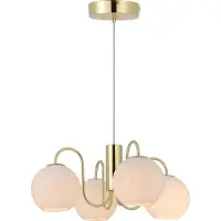 Nordlux Franca LED Hanglamp | 4x E14 Max 40W | Dimbaar | Goud