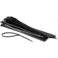Perel Nylon kabelbindbandjes - 8.8 x 500mm - zwart (100st.)