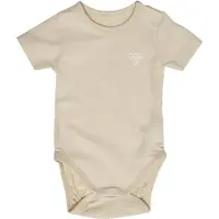 Hummel Rompertje/body greige / wit