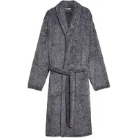 Marks & Spencer Badjas lang grijs gemêleerd