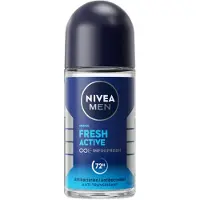 Nivea 3x Deodorant Roller Fresh Active 50 Ml