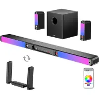 Ultimea 9.1 Dolby Atmos Soundbar met Subwoofer & Surround Speakers – Afneembaar Design – Soundbar voor TV