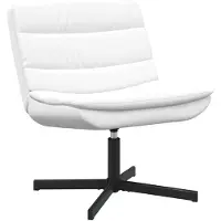 vidaXL Draaistoel Wit 63 x 75 x 76 cm Kunstleer