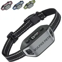 Vulpes goods Anti Blafband MAX - Opvoedingshalsband Zonder Schok - Anti Blaf Apparaat voor Kleine & Grote Honden - Waterdicht - Oplaadbaar - Vibratie en Audio - 3 Extra Halsbanden