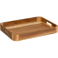 Casa Di Elturo Groot serveerplank met stolp bamboe basis en glazen deksel 41,4 x 25,5 x 5,7