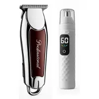 Kemei Professionele Tondeuse + Een Neustrimmer - Draadloze Tondeuse - Tondeuse Mannen - Tondeuse hoofdhaar - Haartrimmer - Tondeuses - Trimmer Mannen - Complete Set