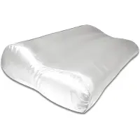 Silk Heaven Zijden Kussensloop ergonomisch Cloud White - 22MM - - 40x60cm