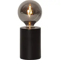 Star Trading Kleine E14-lampvoet 'Tiny' voor kleinere lampen, metaal, 10cm, mat zwart