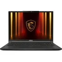 MSI Stealth 16 AI A2HWGG-027NL Laptop met Intel Core Ultra 9 285H, 40,6 cm (16") Quad HD+, 32 GB DDR5-SDRAM, 1 TB SSD, NVIDIA GeForce RTX 5070, Wi-Fi 7 (802.11be) - QWERTY-toetsenbord