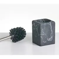 Beliani VILCANOTA - Badkameraccessoireset - Zwart - Polyresin