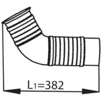 DINEX Uitlaatpijp DINEX53254