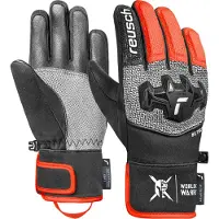 Reusch Sporthandschoenen 'Worldcup Warrior R-TEX XT' grijs / rood / zwart