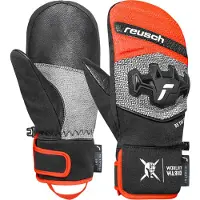 Reusch Sporthandschoenen 'Worldcup Warrior' donkeroranje / zwart / wit
