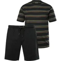 JP 1880 Pyjama kort chamois / groen / zwart