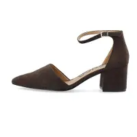 Bianco Pumps 'Divived D'orsay' donkerbruin