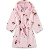 Sanetta - Kid's Bathrobe AOP - Badjas 98, roze