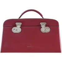 Windrose Sieraden-bewaring 'Merino' rood