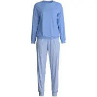 Calida Pyjama blauw / wit
