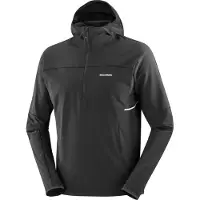 Salomon - Trail / Running kleding - Sense Aero Hybrid HZ HD M Deep Black voor Heren - Maat S - Zwart