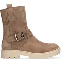 Twins 325950 Enkellaarzen | Maat 35 Meisjes Taupe