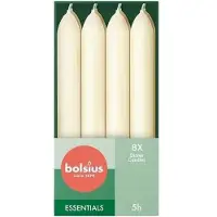Bolsius - Dinerkaarsen - 170/20 - 8 stuks per verpakking - Soft Pearl