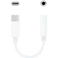 Nanocable Adapter USB C naar Jack 3.5 mm NANOCABLE 10.24.1205-W Wit